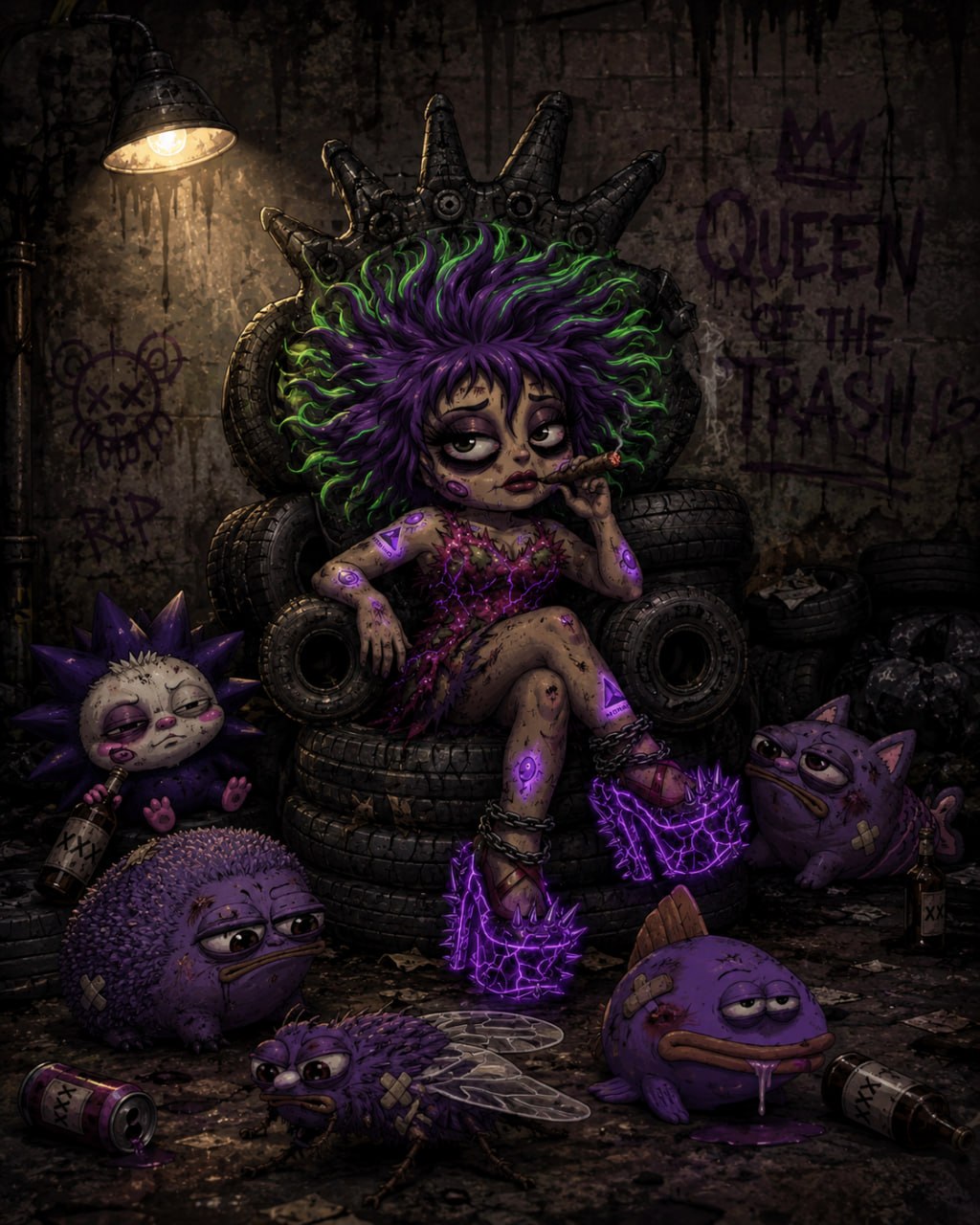 $HIV — Dirty Jenny · Queen of the Trash · Monad